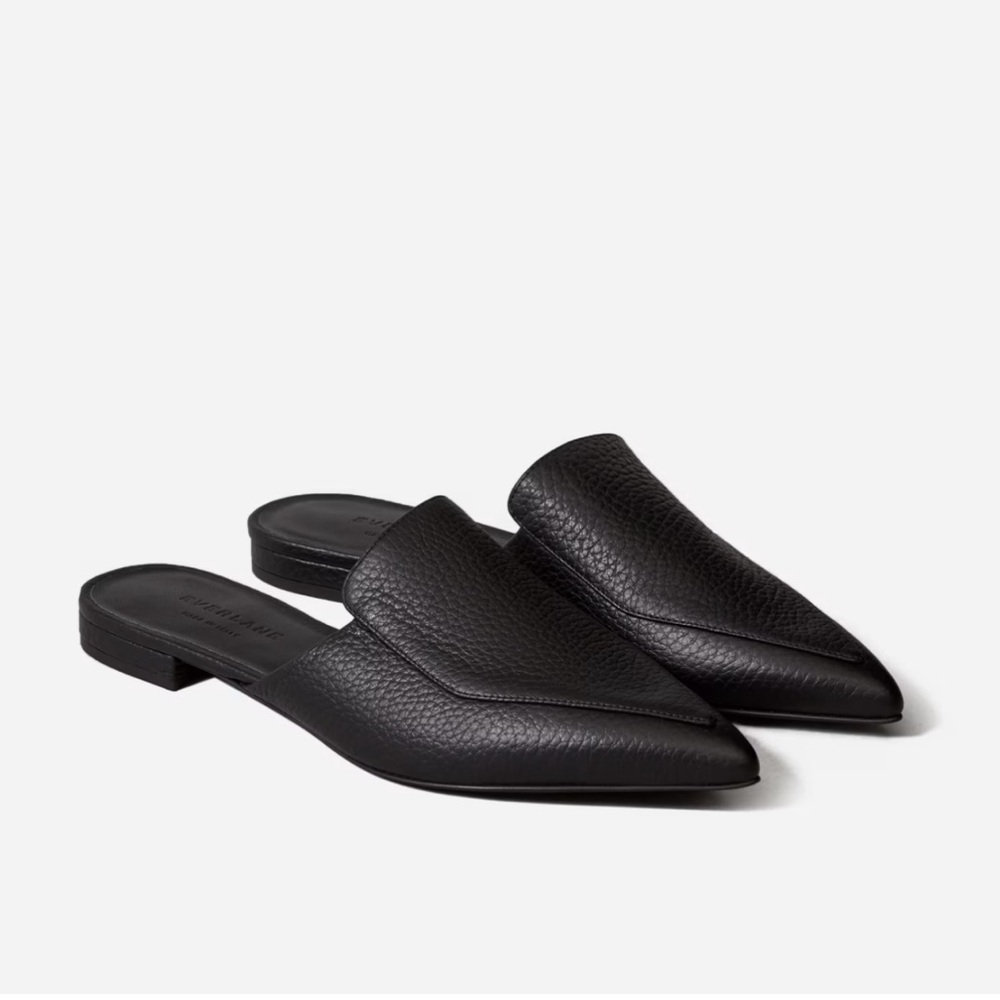 Everlane The Boss Mule Black Base - Size 7.5